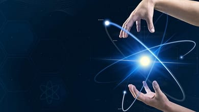 نقد مقال د. أحمد ابراهيم في "معاداة الواقعية anti realism" 4 atom biotechnology nuclear medicine with scientist rsquo s hands digital transformation نقد مقال د. أحمد ابراهيم في "معاداة الواقعية anti realism"